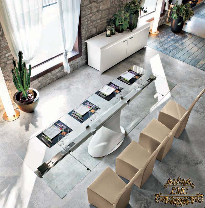 Итальянские столы и стулья Life Style фабрики Tonin Casa. Изображение 8