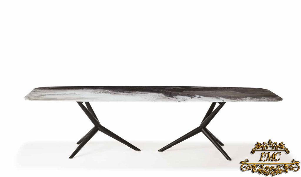 Итальянские столы Atlantis CrystalArt фабрики Cattelan Italia. Изображение 2
