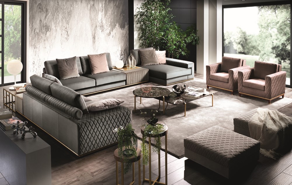 Итальянская мягкая мебель Visconti фабрики FORMERIN. Изображение 2