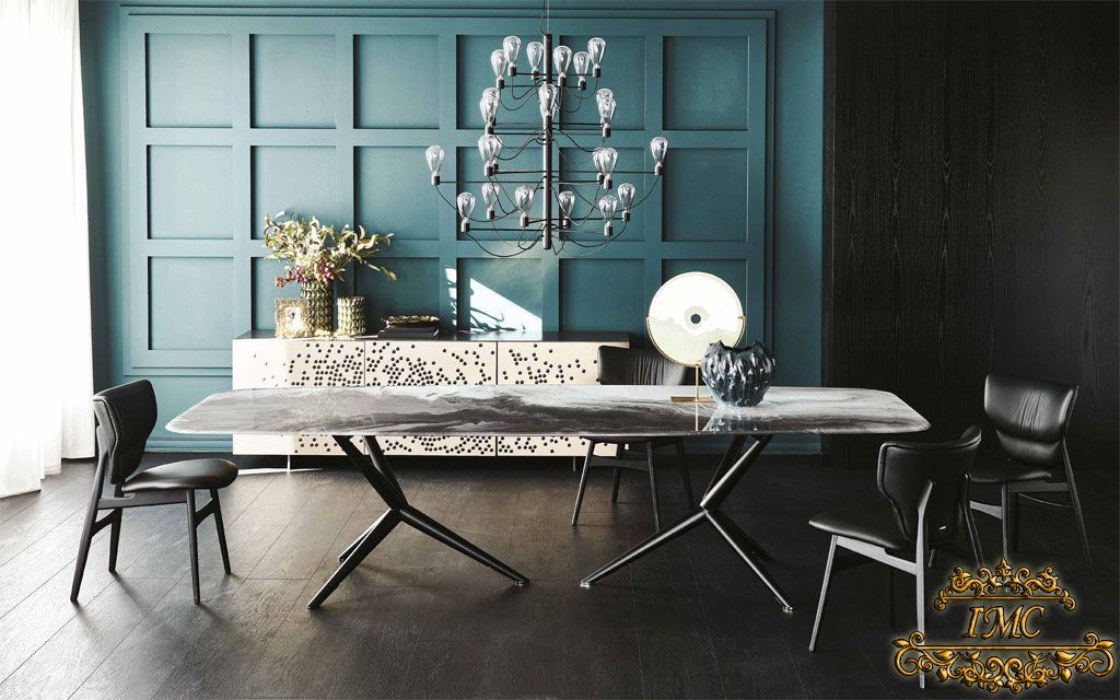 Итальянские столы Atlantis CrystalArt фабрики Cattelan Italia. Изображение 5