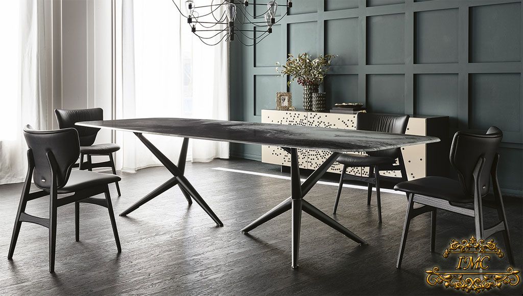 Итальянские столы Atlantis CrystalArt фабрики Cattelan Italia. Изображение 6