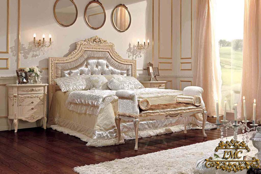 Итальянская кровать Reggenza Luxury Lacca Antica фабрики Barnini Oseo. Изображение 3