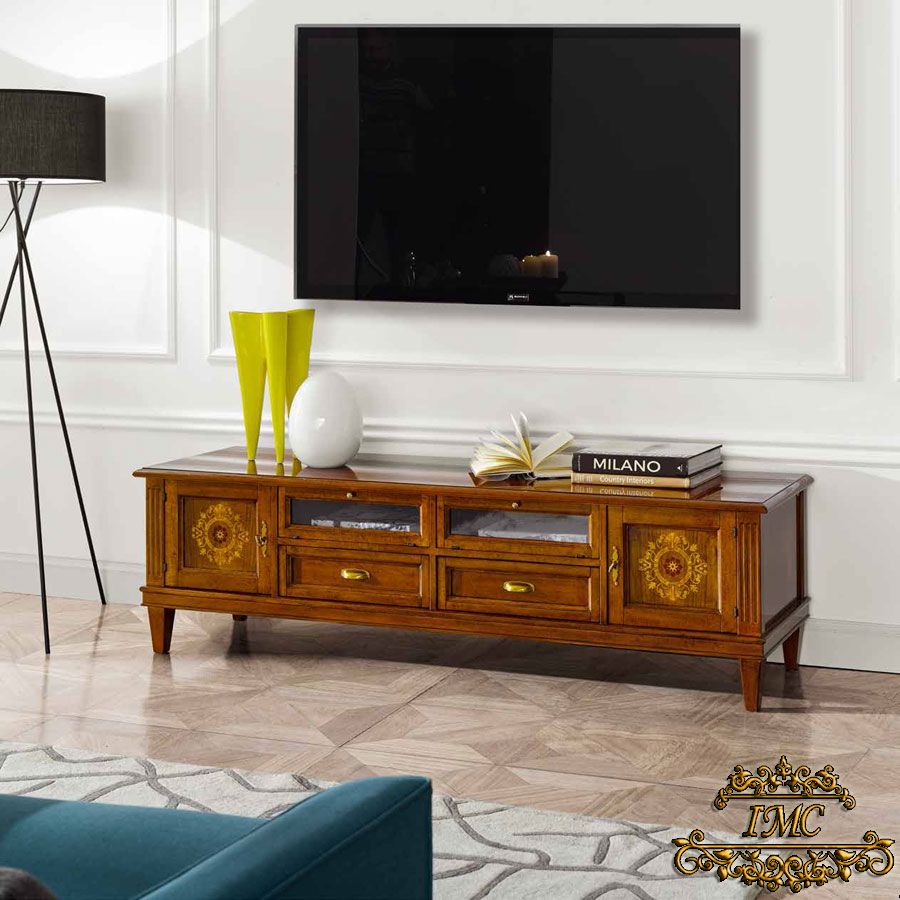 Итальянская мебель для ТВ Classici фабрики Tosato. Изображение 5