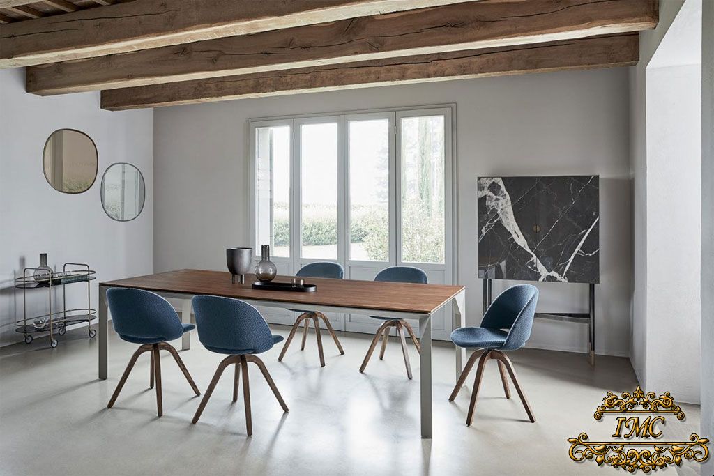 Итальянские столы Mirage фабрики Bontempi Casa. Изображение 5