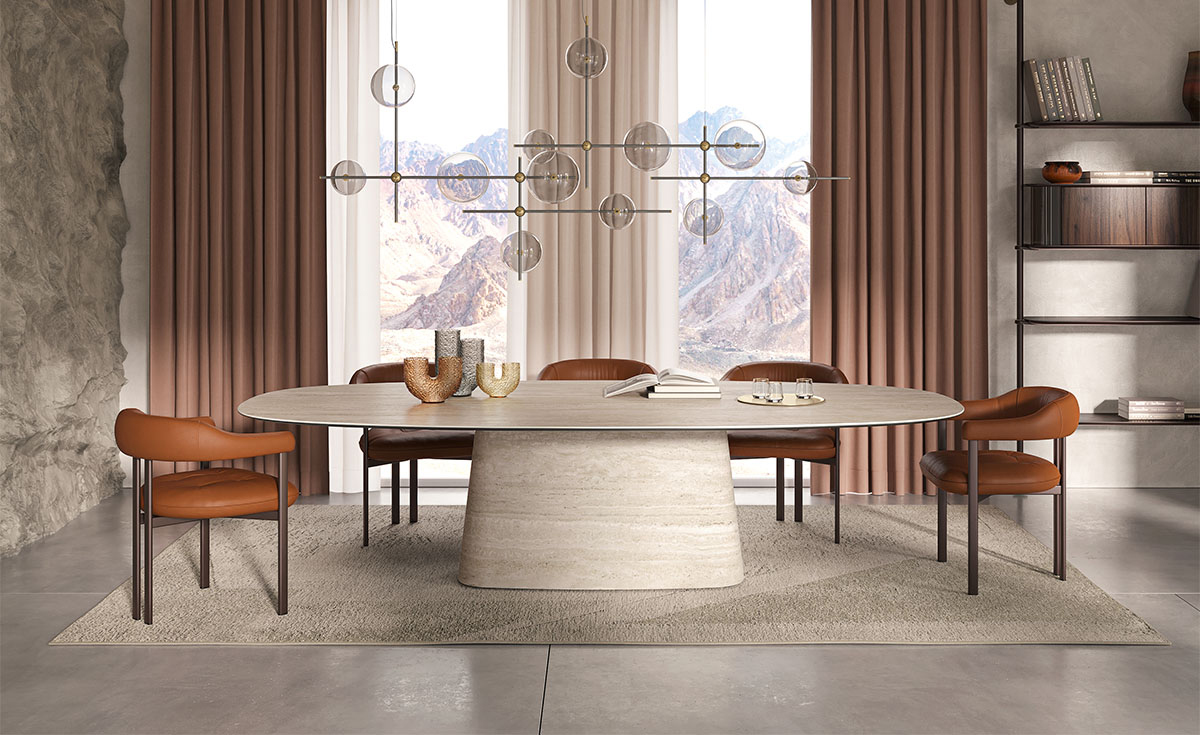Итальянские столы NAPOLEON Keramik фабрики Cattelan Italia. Изображение 