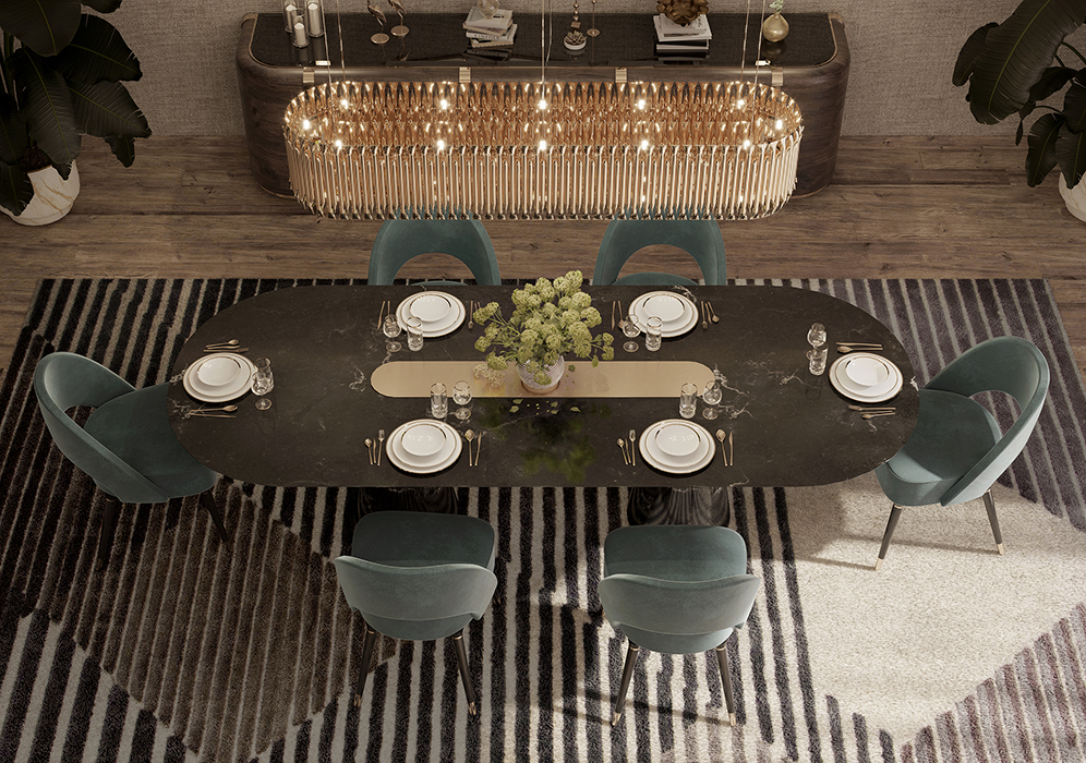 Португальский стол BERTOIA фабрики ESSENTIAL HOME. Изображение 12