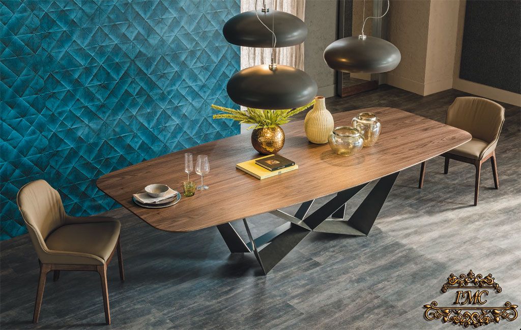 Итальянские столы Skorpio Wood фабрики Cattelan Italia. Изображение 3