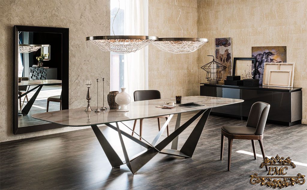 Итальянские столы Skorpio Keramik фабрики Cattelan Italia. Изображение 5