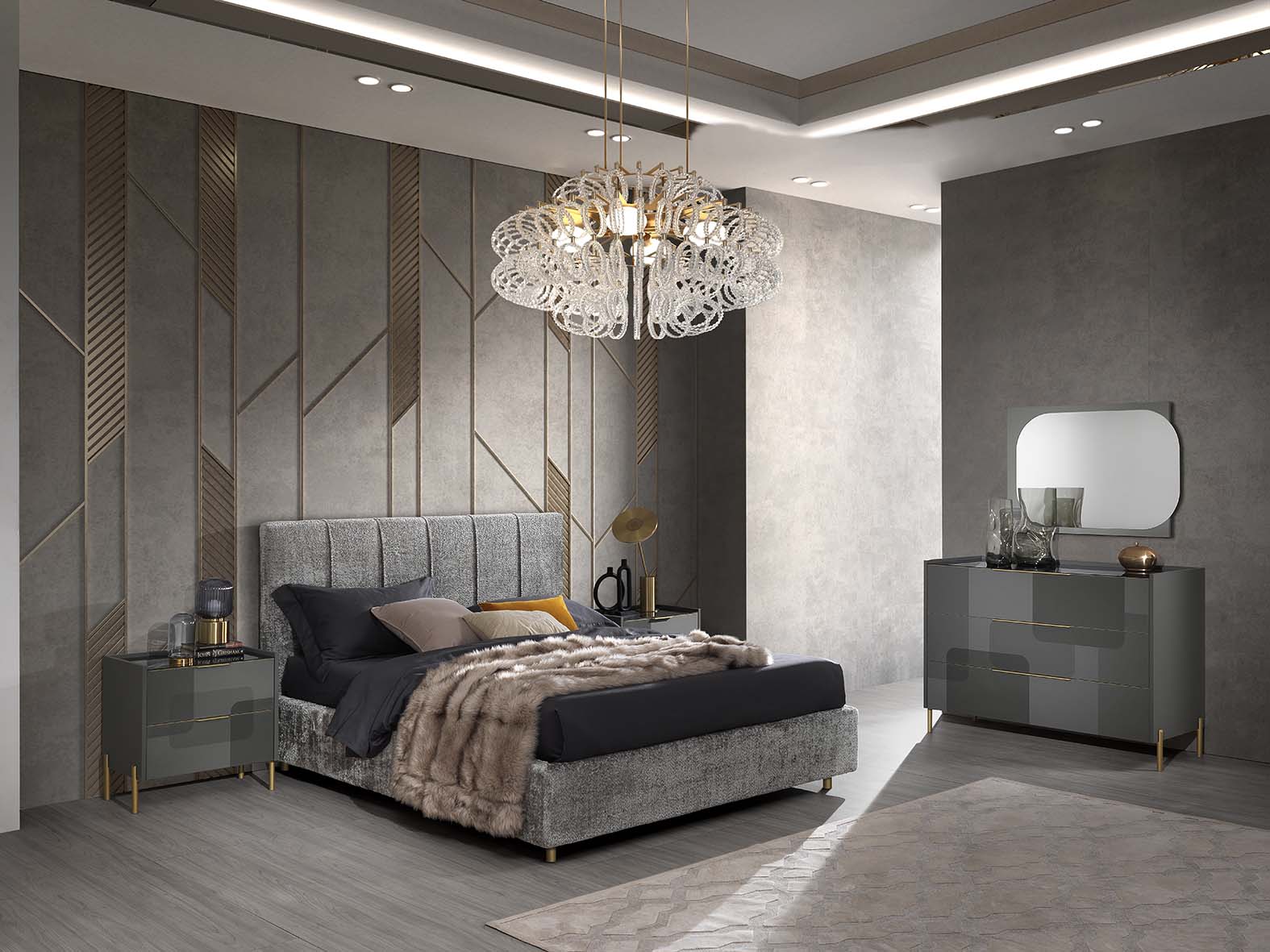 Итальянская спальня STELLA LUXURY фабрики Mobilpiù Luxury. Изображение 2