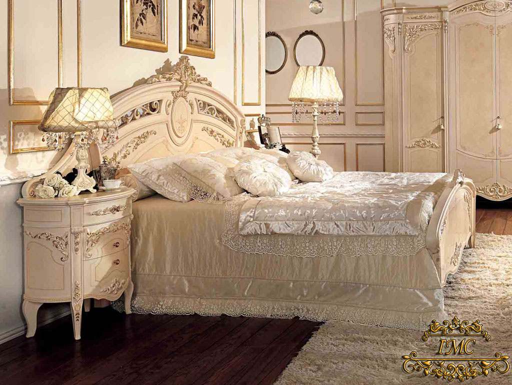 Итальянская кровать Reggenza Luxury Lacca Antica фабрики Barnini Oseo. Изображение 4