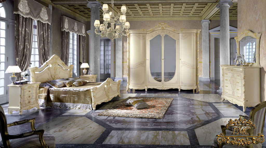 Итальянская спальня Madame Royale фабрики Mobil Piu Luxury. Изображение 2
