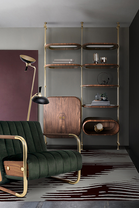 Португальский Книжный Стеллаж Minelli фабрики ESSENTIAL HOME. Изображение 3