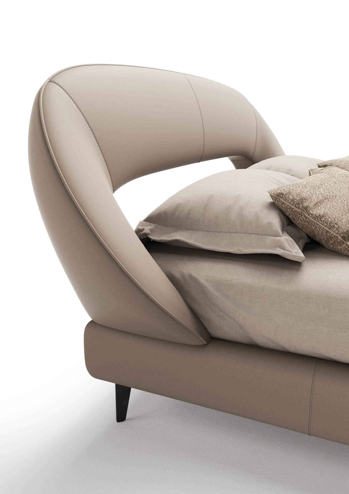 Итальянская кровать Zen фабрики NOVALUNA. Изображение 7