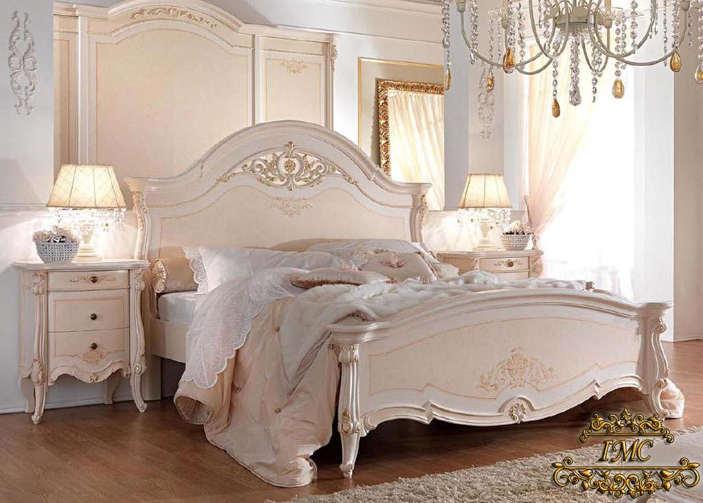 Итальянская кровать Prestige Lacca Antica фабрики Barnini Oseo. Изображение 