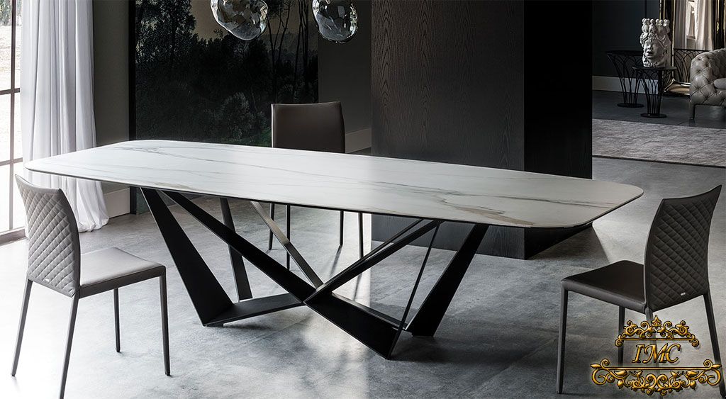 Итальянские столы Skorpio Keramik фабрики Cattelan Italia. Изображение 19