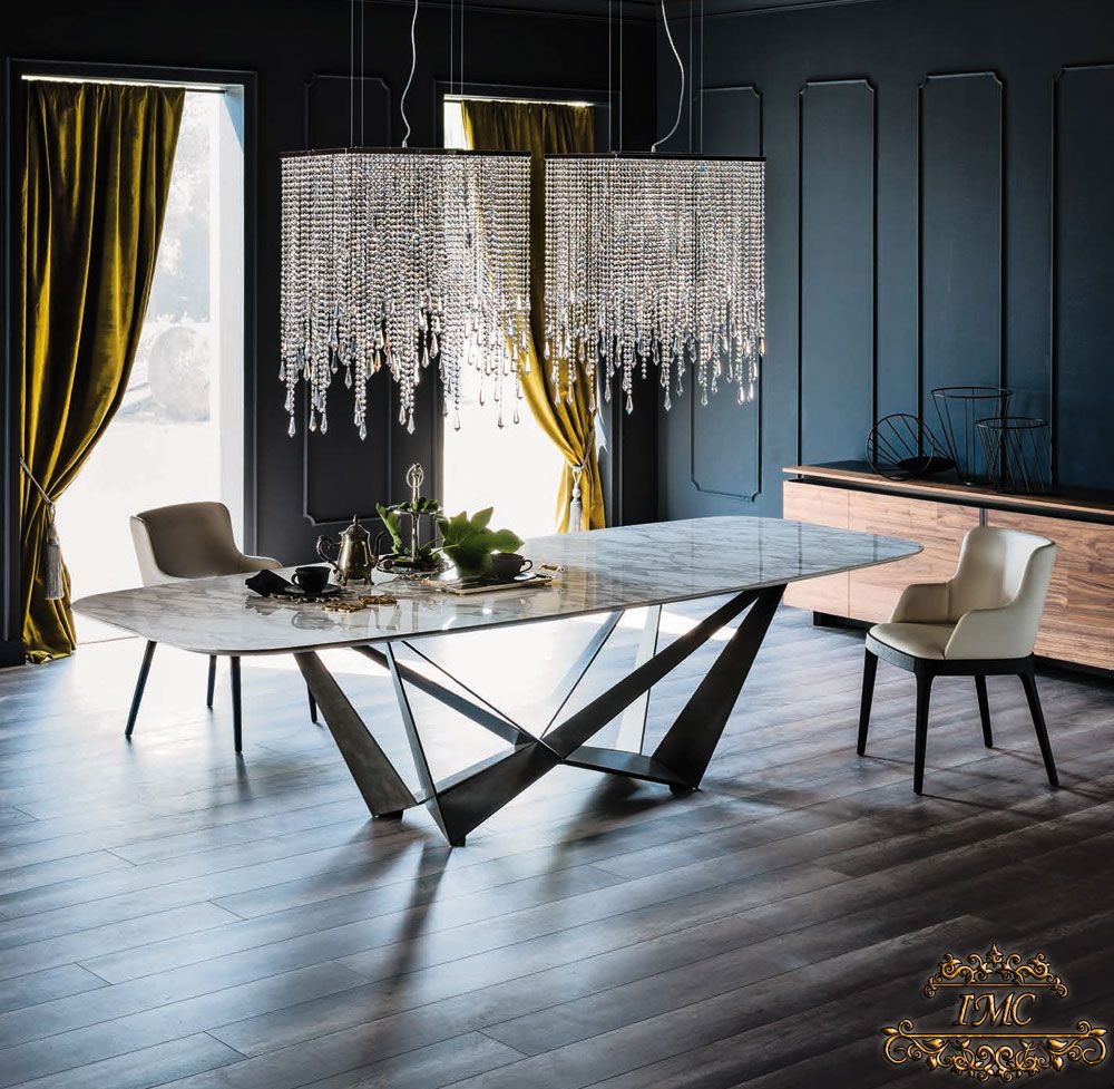 Итальянские столы Skorpio Keramik фабрики Cattelan Italia. Изображение 2