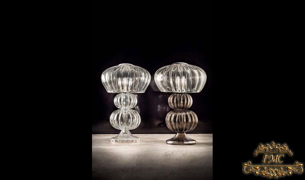 Итальянские настольные лампы Glass фабрики Masiero. Изображение 