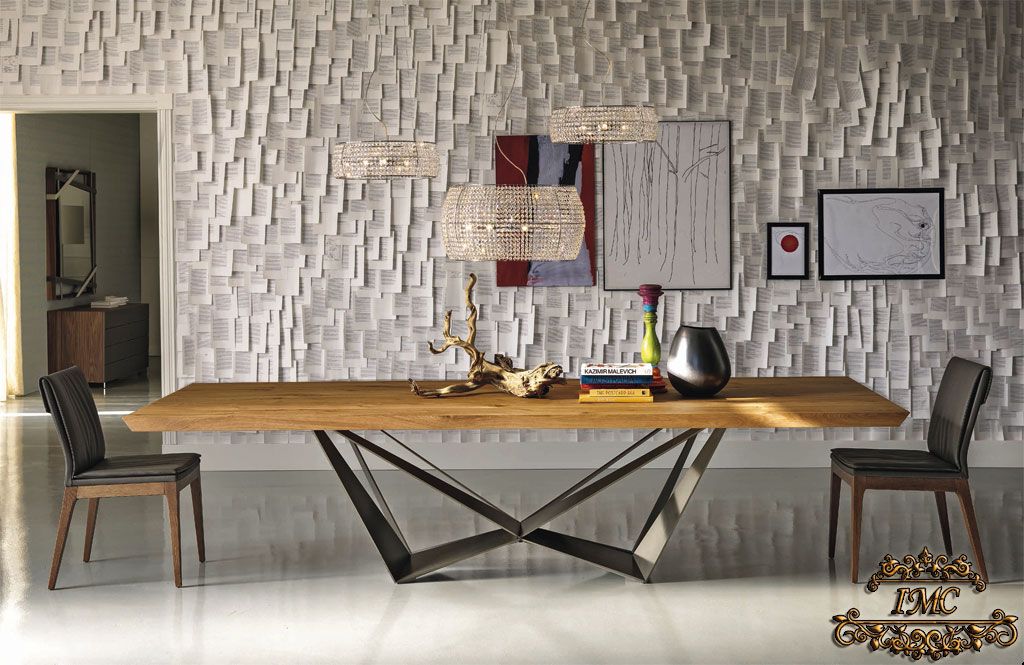 Итальянские столы Skorpio Wood фабрики Cattelan Italia. Изображение 