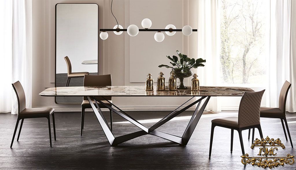 Итальянские столы Skorpio Keramik фабрики Cattelan Italia. Изображение 7
