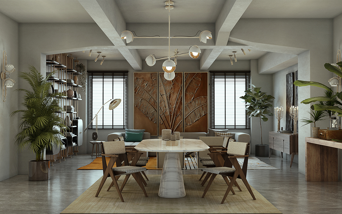 Португальский стол BERTOIA фабрики ESSENTIAL HOME. Изображение 13