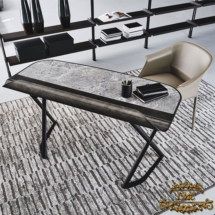 Итальянский письменный стол Cocoon Keramik фабрики Cattelan Italia. Изображение 3