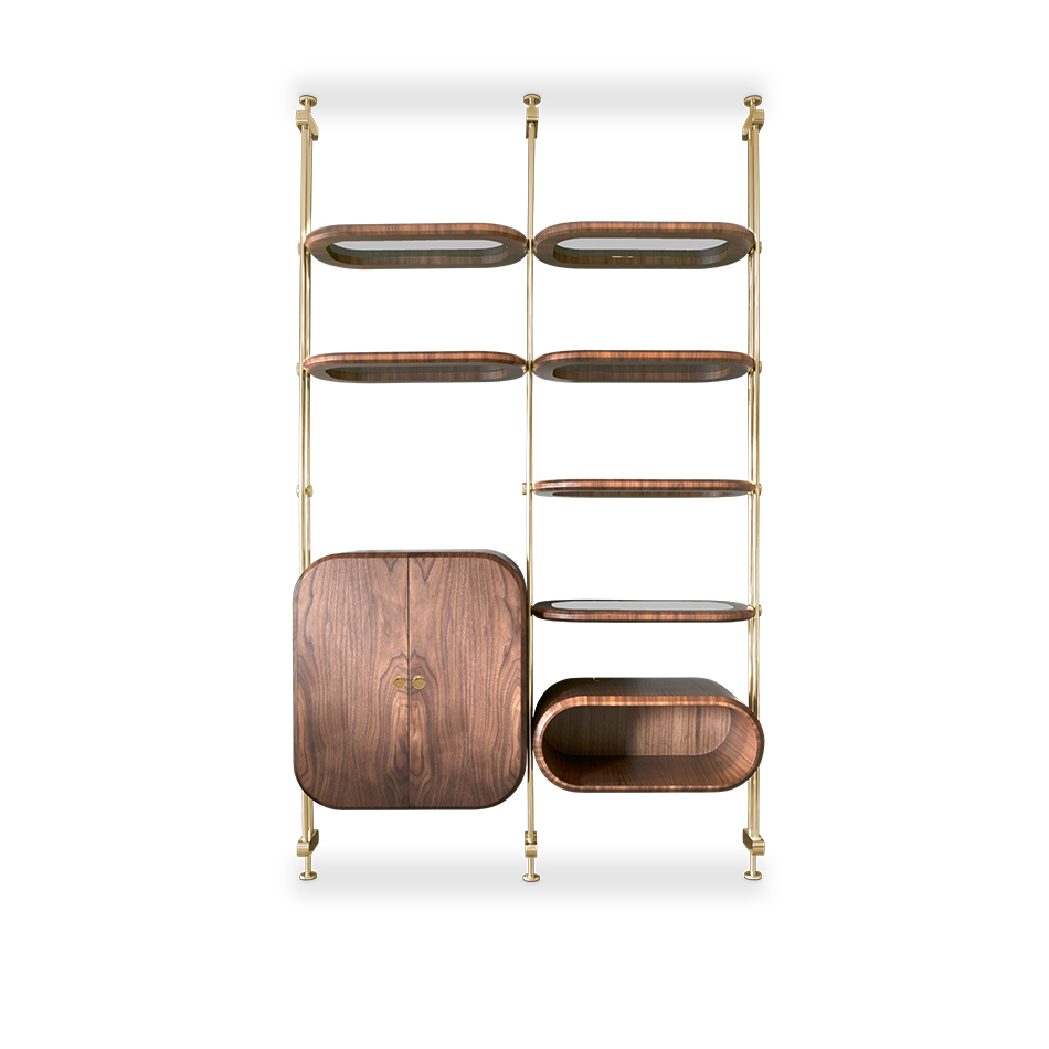 Португальский Книжный Стеллаж Minelli фабрики ESSENTIAL HOME. Изображение 