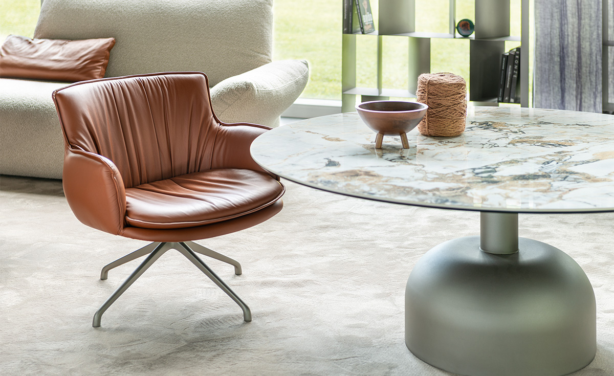 Итальянское Полукресло RHONDA Lounge фабрики Cattelan Italia. Изображение 10