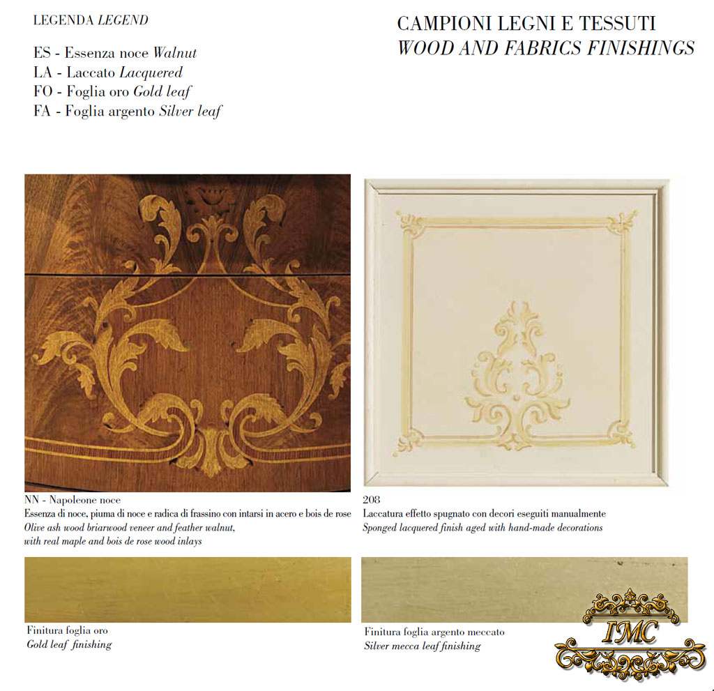 Итальянская спальня Napoleone Laccata фабрики Antonelli Moravio & C. Изображение 10