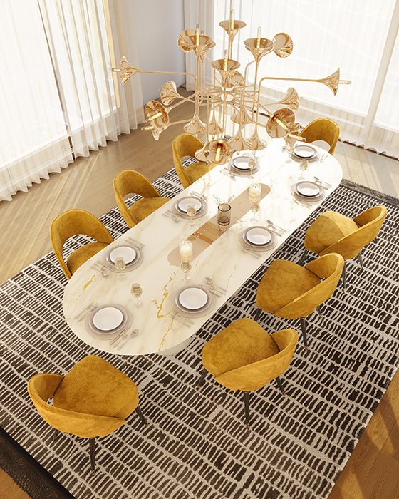 Португальский стол BERTOIA фабрики ESSENTIAL HOME. Изображение 16