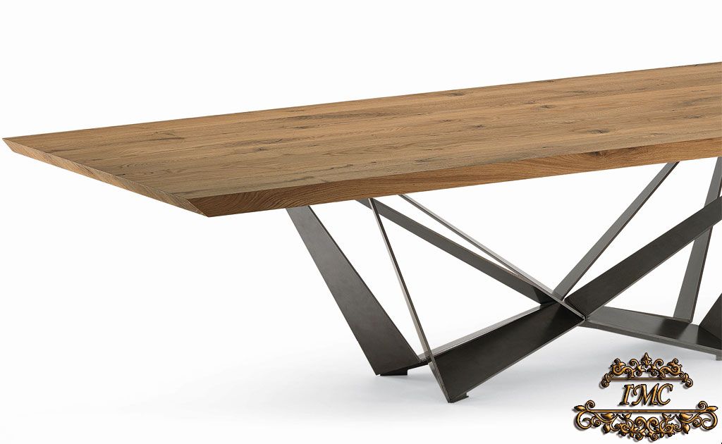 Итальянские столы Skorpio Wood фабрики Cattelan Italia. Изображение 5
