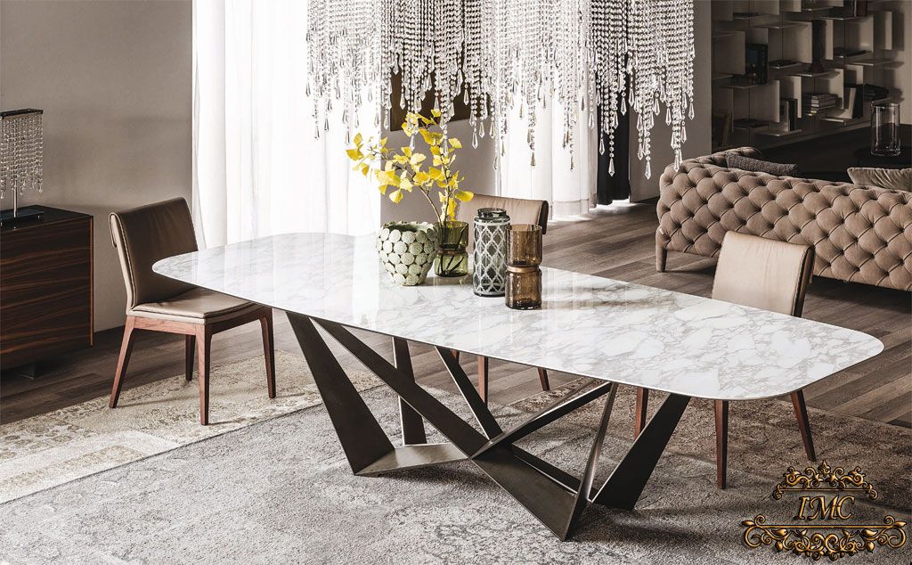 Итальянские столы Skorpio Keramik фабрики Cattelan Italia. Изображение 4