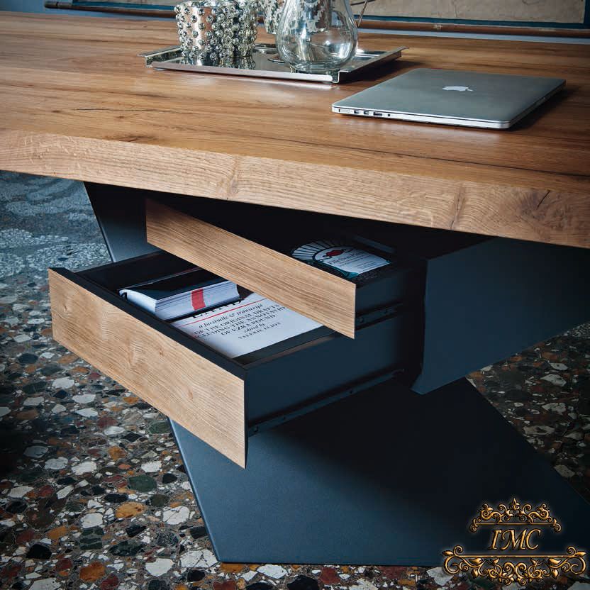 Итальянский письменный стол Nasdaq фабрики Cattelan Italia. Изображение 3