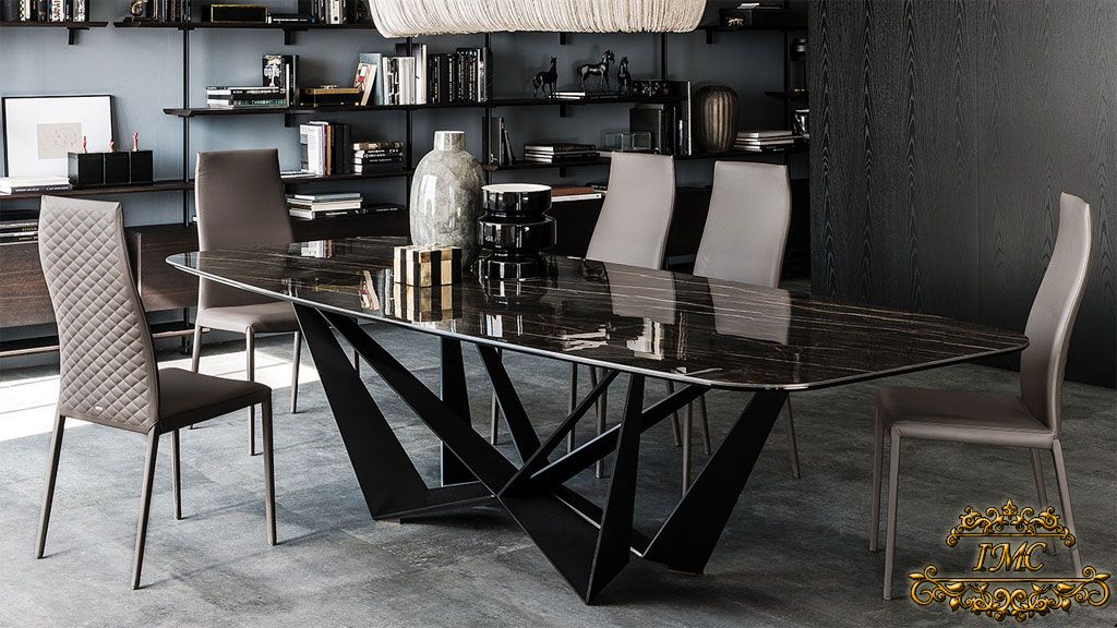 Итальянские столы Skorpio Keramik фабрики Cattelan Italia. Изображение 11