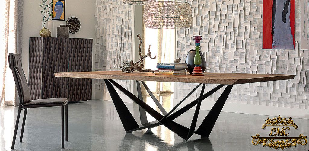 Итальянские столы Skorpio Wood фабрики Cattelan Italia. Изображение 6
