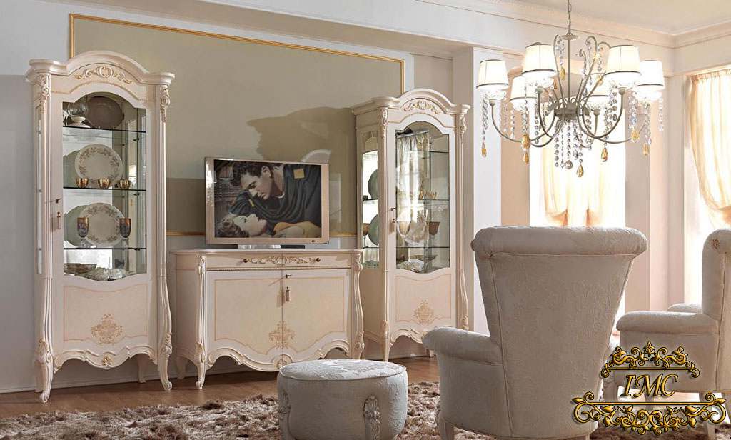 Итальянская гостиная Prestige Lacca Antica фабрики Barnini Oseo. Изображение 5
